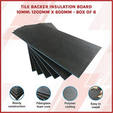 Tile Backer Insulation Board 10MM: 1200mm x 600mm - Box of 6 - Side View