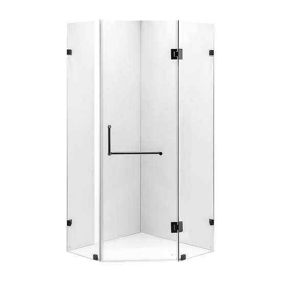 1000 x 1000mm Frameless 10mm Glass Shower Screen By Della Francesca