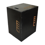 3 IN 1 Black Wood Plyo Games Plyometric Jump Box - 45-Degree Angle