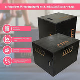3 IN 1 Black Wood Plyo Games Plyometric Jump Box - Extra Image