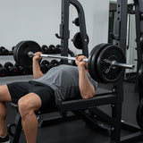 20kg Olympic Barbell 700lb Rated for Powerlifting Home Gym Training - 45-Degree Angle