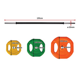 20kg Standard Rubber Coated Barbell Weight Bar for Home Gym