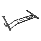 Wall Mounted Multi Grip Chin Up Bar Upper Body Training - Top-Down View