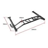Wall Mounted Multi Grip Chin Up Bar  Heavy Duty Pull Up Station for Upper Body Training
