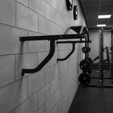 Wall Mounted Multi Grip Chin Up Bar  Heavy Duty Pull Up Station for Upper Body Training - Close-Up Angle