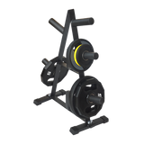 Olympic Weight Plate Storage Rack 250kg Capacity - Top-Down View