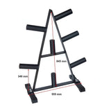 Olympic Weight Plate Storage Rack 250kg Capacity - Extra Image
