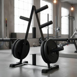 Olympic Weight Plate Storage Rack 250kg Capacity - 45-Degree Angle