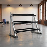 3 Tier Dumbbell Rack for Dumbbell Weights Storage
