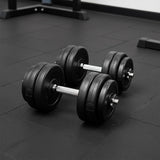 30KG Dumbbell Adjustable Weight Set - Front View