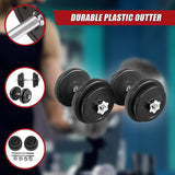 20KG Dumbbell Adjustable Weight Set - Low Angle