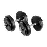 20KG Dumbbell Adjustable Weight Set - Close-Up Angle