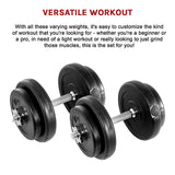 20KG Dumbbell Adjustable Weight Set - Extra Image