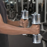 Chrome Metric Fractional Olympic Weight Plates 0.25 - 1.0kg - Front View
