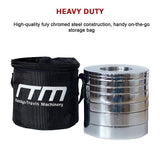 Chrome Metric Fractional Olympic Weight Plates 0.25 - 1.0kg - Extra Image