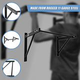 Wall Mounted Pull Up Bar - Close-Up Angle