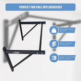 Wall Mounted Pull Up Bar  Heavy Duty Chin Up Station for Home Upper Body Training