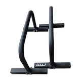 Steel Parallette Bars for Push Ups, Dips & Calisthenics Home Strength Training - Close-Up Angle