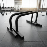 Steel Parallette Bars for Push Ups, Dips & Calisthenics Home Strength Training