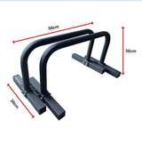 Steel Parallette Bars for Push Ups, Dips & Calisthenics Home Strength Training - Extra Image