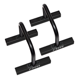 Steel Parallette Bars Push Up & Dip Workouts - Top-Down View