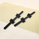 45cm - 1 Pair Dumbbell Bar 25mm Diameter - PVC Coated Dumbell Handle - 45-Degree Angle