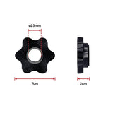 45cm - 1 Pair Dumbbell Bar 25mm Diameter - PVC Coated Dumbell Handle - Extra Image
