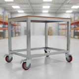 4 x 4 Heavy Duty PU Swivel Castor Wheels With Brake