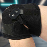 Hinged Full Knee Support Brace Protection Arthritis Injury Sports - 45-Degree Angle