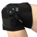 Hinged Full Knee Support Brace Protection Arthritis Injury Sports - Top-Down View