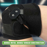 Hinged Full Knee Support Brace Protection Arthritis Injury Sports - Extra Image