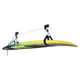 Kayak Hoist Ceiling Rack - Rear View