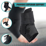 Ankle Brace Stabilizer - Ankle sprain & instability - SMALL - Low Angle