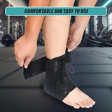 Ankle Brace Stabilizer - Ankle sprain & instability - LARGE - Extra Image