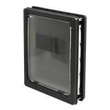 Pet Cat Dog Safe Security Flap Locking Door - Top-Down View