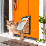 Pet Cat Dog Safe Security Flap Locking Door - Front View