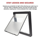 Pet Cat Dog Safe Security Flap Locking Door - Close-Up Angle