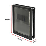 Pet Cat Dog Safe Security Flap Locking Door - Low Angle