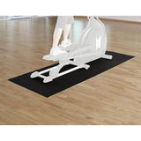 2m Gym Rubber Floor Mat Reduce Treadmill Vibration - Front View