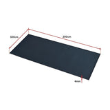 2m Gym Rubber Floor Mat Reduce Treadmill Vibration - Extra Image