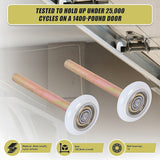 Garage Door Roller / Wheel / Heavy-duty 13 Ball Bearing 12 Pack