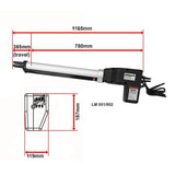 500KG Single Swing Auto Motor Remote Gate Opener - Low Angle