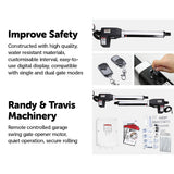 1000KG Double Swing Auto Motor Remote Gate Opener - Top-Down View