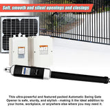 500KG 10W Solar Single Swing Auto Motor Remote Gate Opener - Extra Image