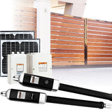 1000KG 20W Solar Double Swing Auto Motor Remote Gate Opener - Front View