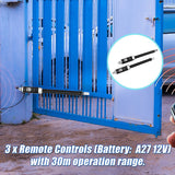1000KG 10W Solar Double Swing Auto Motor Remote Gate Opener - Extra Image