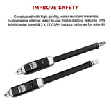 1000KG 10W Solar Double Swing Auto Motor Remote Gate Opener - Extra Image