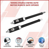 1000KG Double Swing Auto Motor Remote Gate Opener - Side View
