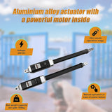 1000KG Double Swing Auto Motor Remote Gate Opener - Rear View