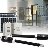 1200KG 20W Solar Double Swing Auto Motor Remote Gate Opener - Front View